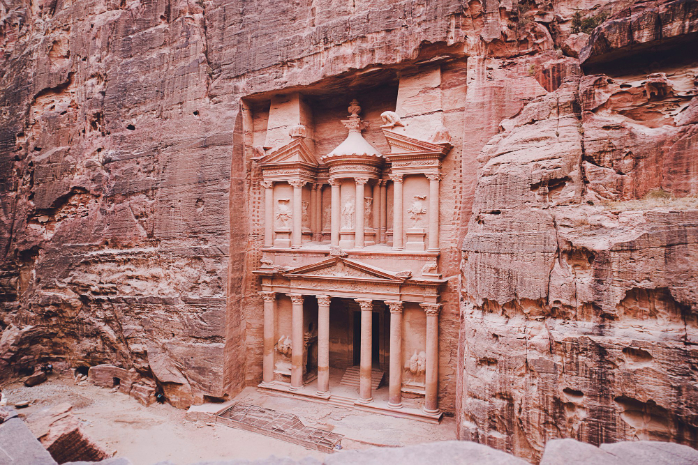 Al-Khazneh (The Treasury) in Petra, Jordan