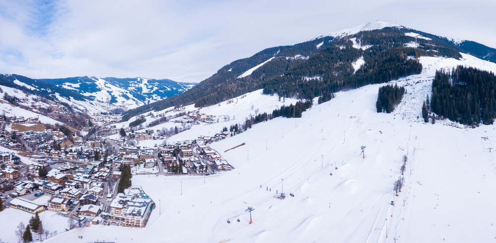 Shahdag winter sports Snowy mountains and ski resort in Shahdag, Azerbaijan